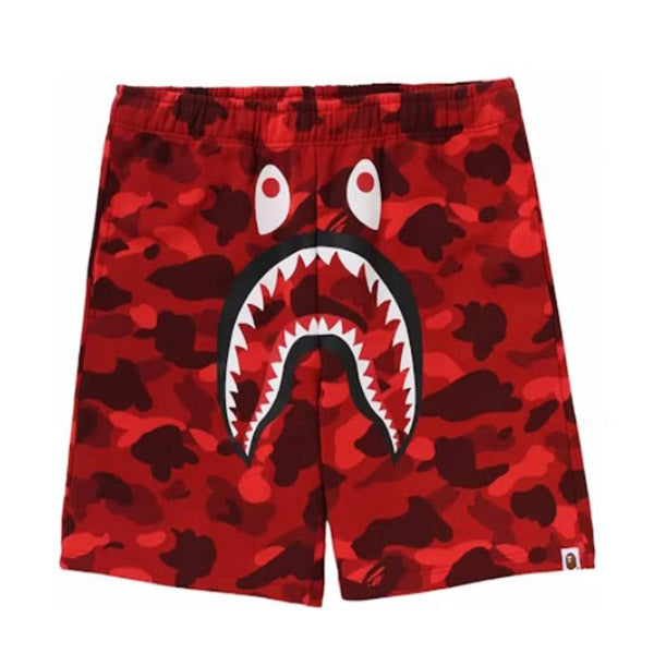 BAPE Color Camo Shark Sweat Shorts