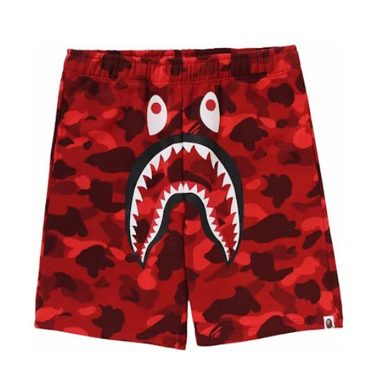 BAPE Color Camo Shark Sweat Shorts